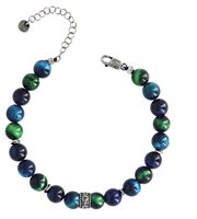 Armband Io & Te  Herr in Silber Occhio di tigre BRHE2BLAG